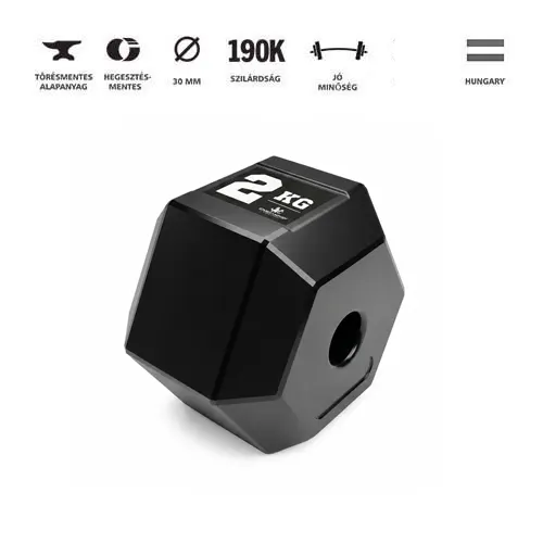 GazoFitness® Állítható Hexagon Kézi Súlyzó – 2×5,5 kg (Összesen: 11 kg) – 4. kép
