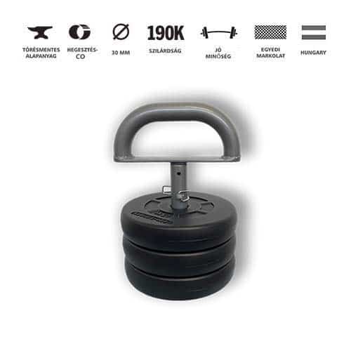 GazoFitness® Állítható Kettlebell /Össz 9 Kg/ – 2. kép