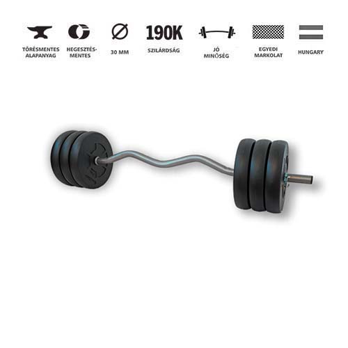 GazoFitness®Állvány + Pad + Kétkezes Súlyzó + Francia rúd 96 Kg – 5. kép