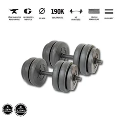 GazoFitness®Állvány + Pad + Kétkezes Súlyzó + Francia rúd 96 Kg – 6. kép