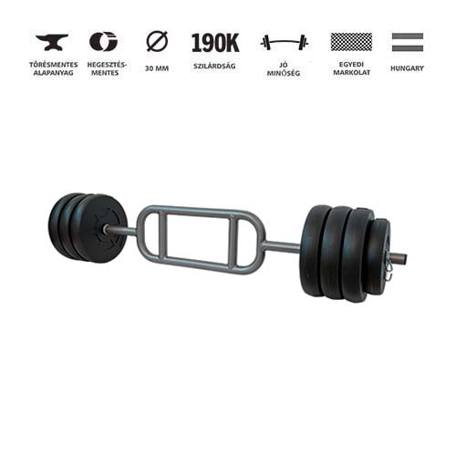 GazoFitness® Bicepsz-Tricepsz Rudas Súlyzó 39 Kg
