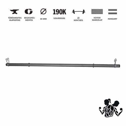 GazoFitness® Egyenes Rúd 150cm (Strong)