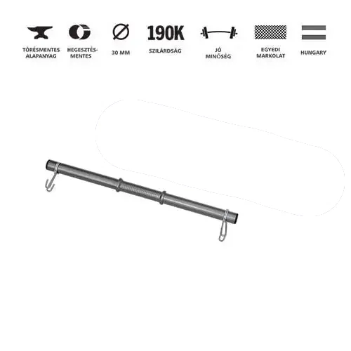 GazoFitness® Egykezes Súlyzórúd 55 cm (1 db)