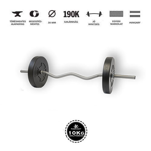 GazoFitness® Francia Rudas Súlyzó 22 Kg