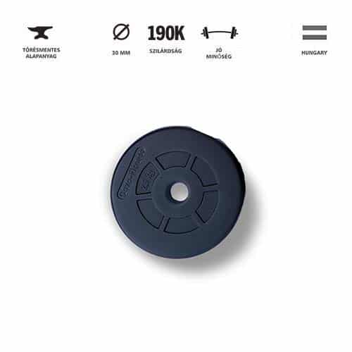 GazoFitness® Francia Rudas Súlyzó 41 Kg – 4. kép