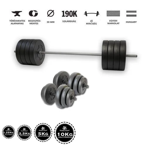GazoFitness® Hardcore Csomag 123Kg