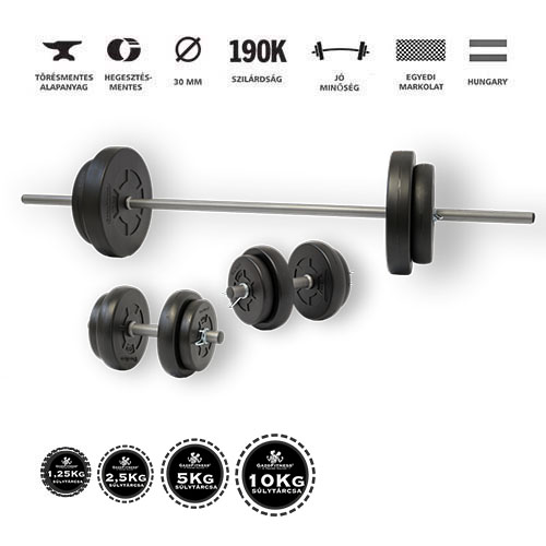 GazoFitness® Hardcore Szett 48 Kg