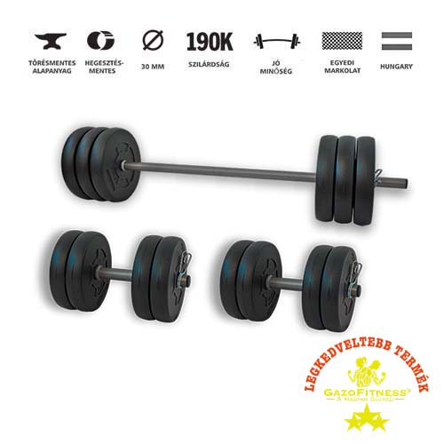 GazoFitness® Hardcore Szett 54 Kg