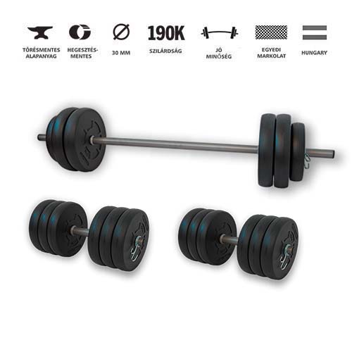 GazoFitness® Hardcore Szett 58 Kg