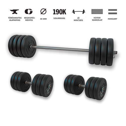 GazoFitness® Hardcore Szett 74 Kg