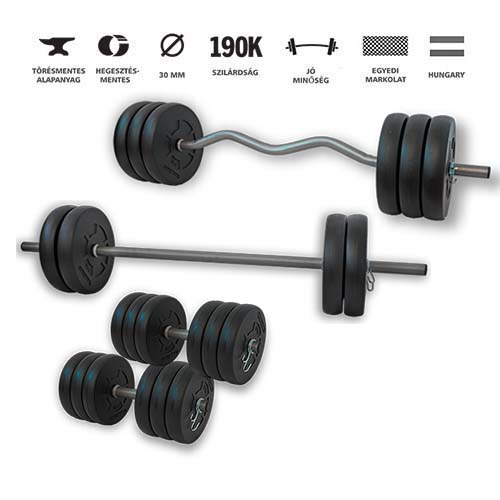 GazoFitness® Hardcore Szuperszett 87 Kg