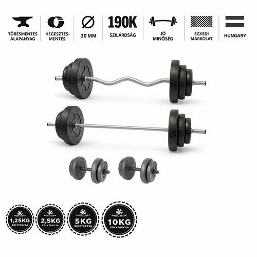 GazoFitness® Hardcore Szuperszett Csomag 92 Kg