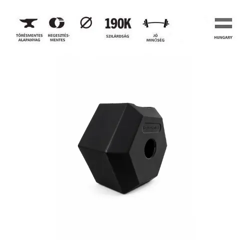 GazoFitness® Hexagon Súlytárcsa 4x7 kg (össz: 28 kg ) – 2. kép