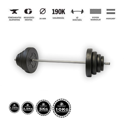 GazoFitness® Kétkezes Súlyzó 40,5Kg