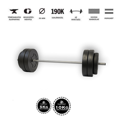 GazoFitness® Kétkezes Súlyzó 52 Kg