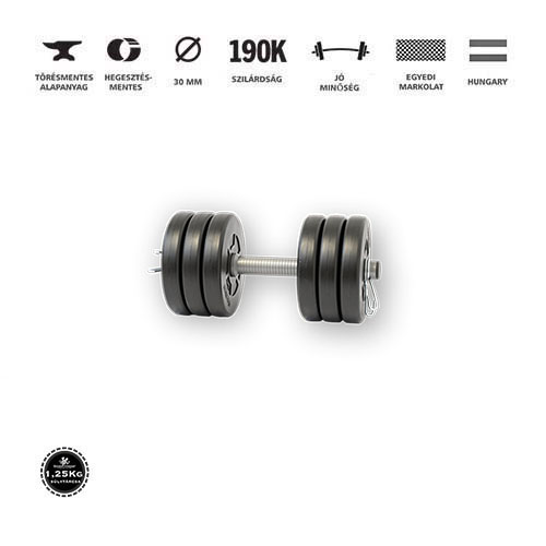 GazoFitness® Kézi Súlyzó 1 x 8 Kg (Össz:8 Kg.)