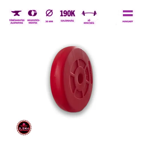 GazoFitness® Kézi Súlyzó 1x9Kg(Össz:9Kg.)Rózsaszín – 4. kép