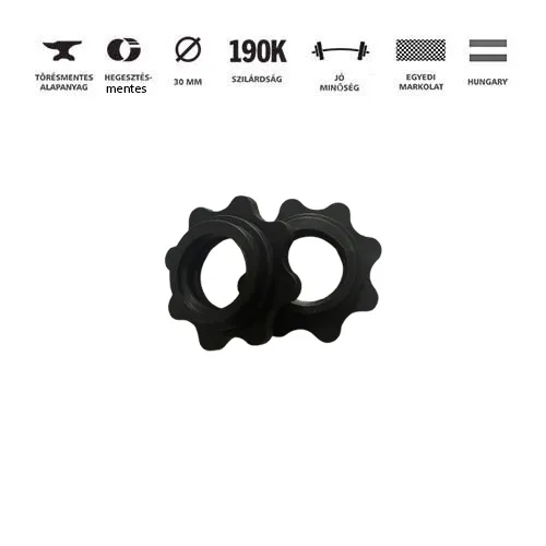 GazoFitness® Kézi Súlyzó 2 x 16,5Kg.(Össz: 33Kg)Fekete,Piros – 2. kép