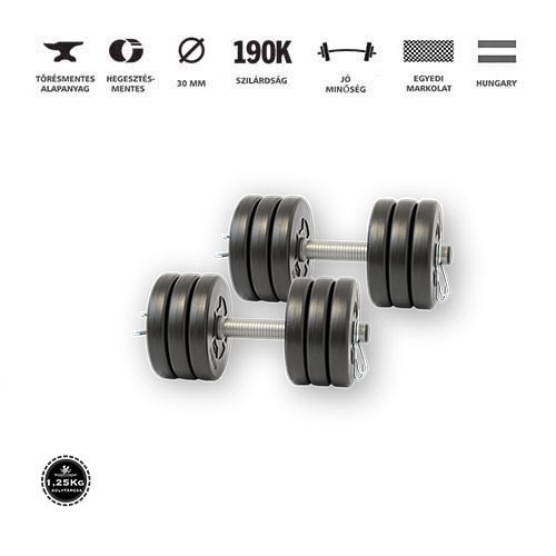 GazoFitness® Kézi Súlyzó 2 x 8 Kg./16Kg/