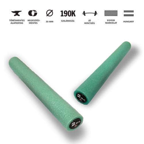 GazoFitness® Kézi Súlyzó Bot 2 x 2 kg (4kg)