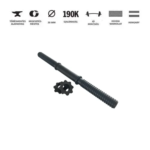 GazoFitness® Menetes súlyzórúd 45 cm