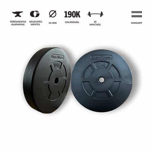 GazoFitness® Súlytárcsa 2x10 Kg( Össz: 20kg)