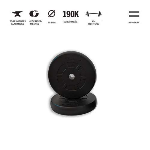 GazoFitness® Súlytárcsa 2x2,5 Kg (5 kg)