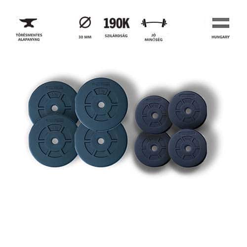 GazoFitness® Súlytárcsa Csomag  30 Kg